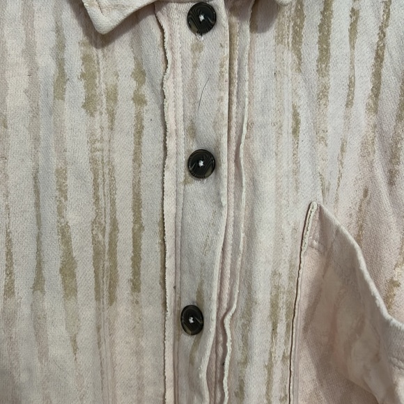 Free People Montauk High-Lo Button Up Top - Picture 3 of 6